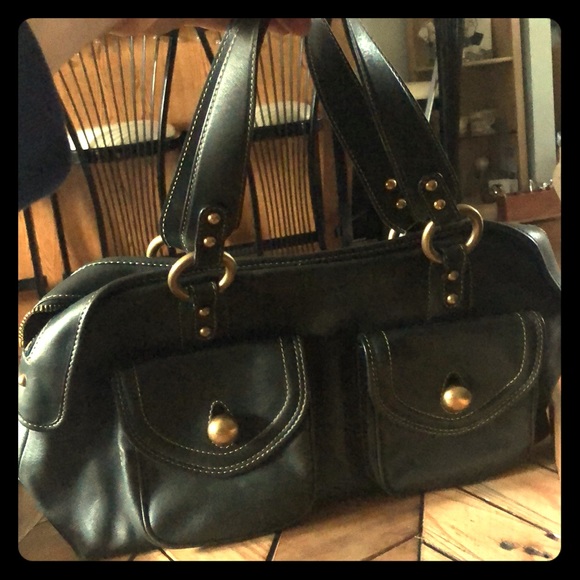 Marc Jacobs Emerald Leather Satchel Handbag - Picture 2 of 6